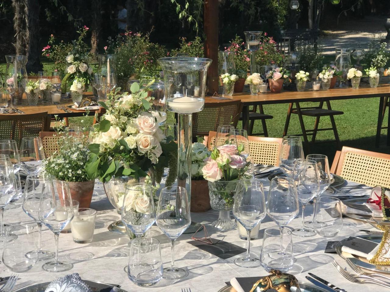 Hotel Villa Condulmer Mogliano Veneto Luaran gambar A table at a wedding reception